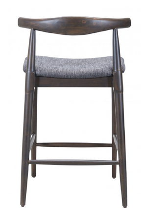   Dark Wooden Counter Stools (2) | Oroa.com