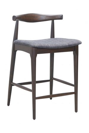   Dark Wooden Counter Stools (2) | Oroa.com