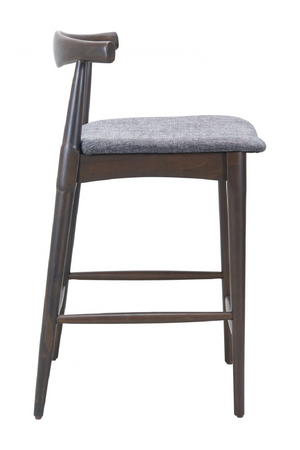   Dark Wooden Counter Stools (2) | Oroa.com