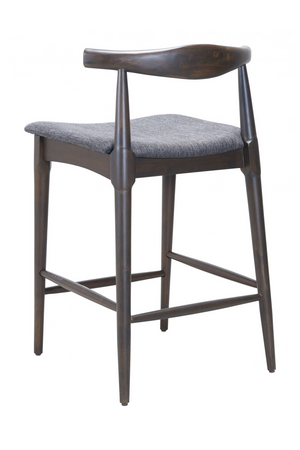   Dark Wooden Counter Stools (2) | Oroa.com