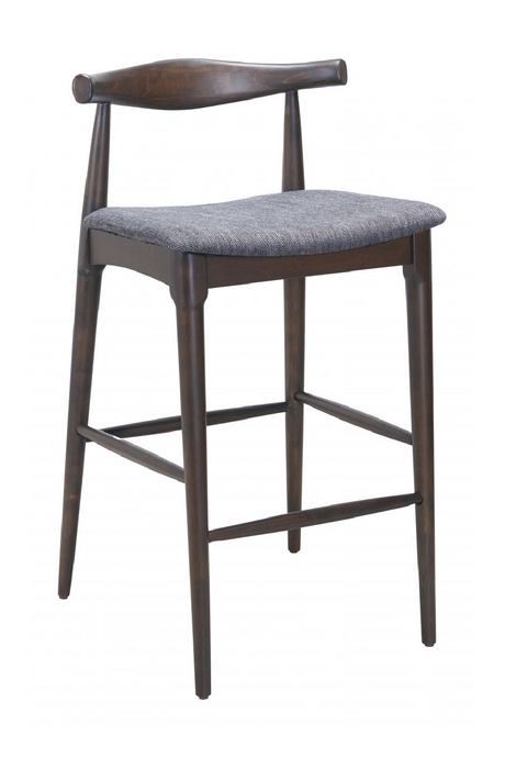   Dark Wooden Bar Stools (2) | Oroa.com