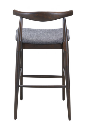   Dark Wooden Bar Stools (2) | Oroa.com