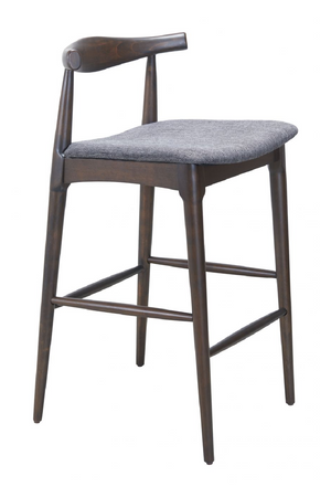   Dark Wooden Bar Stools (2) | Oroa.com