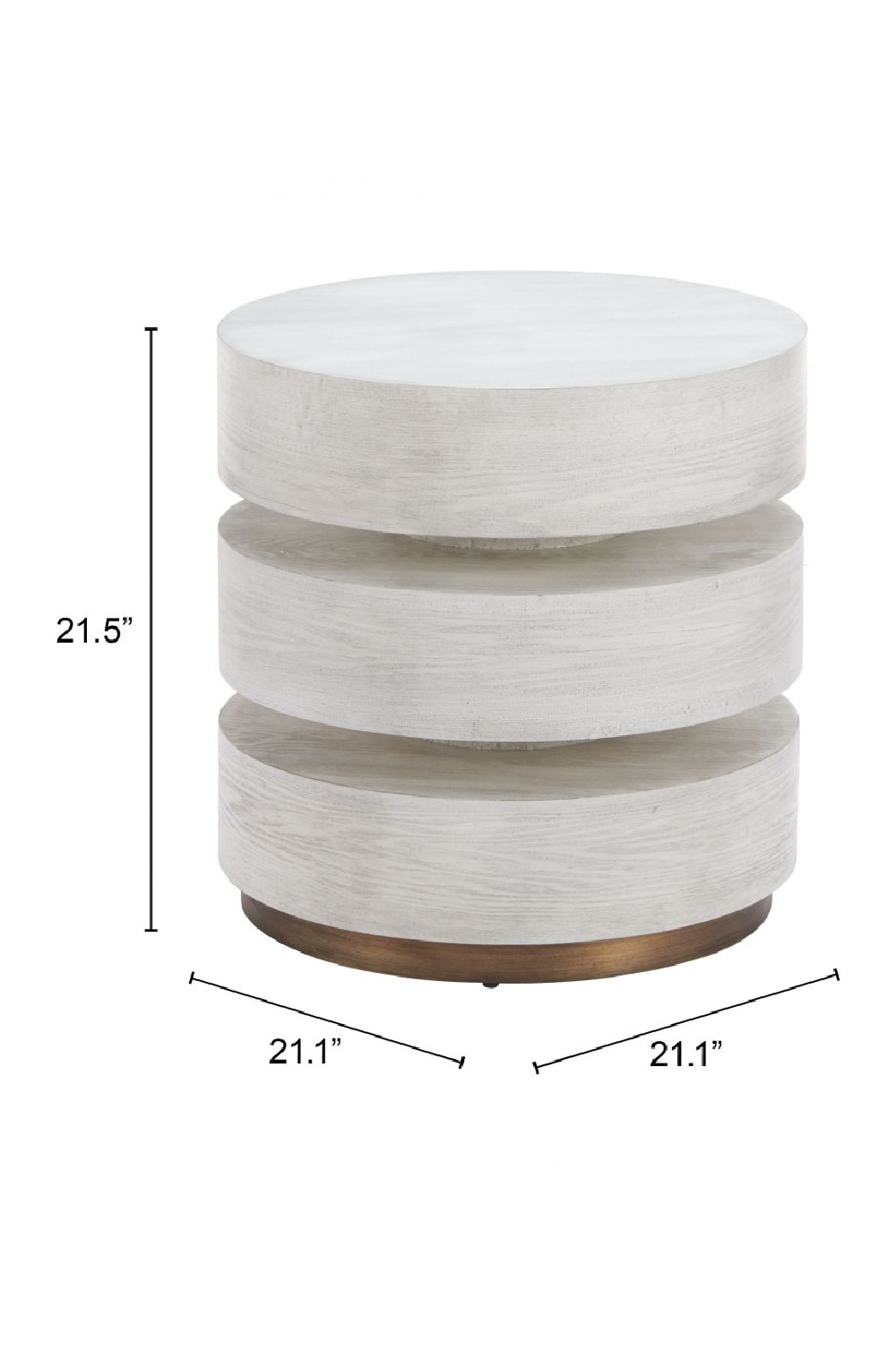   White Oak Side Table | Oroa.com