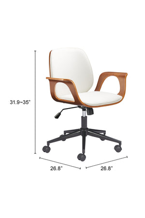   Modern White Office Chair | Oroa.com