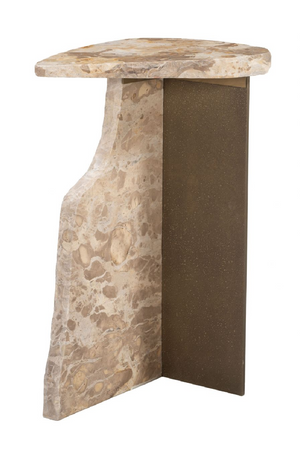  Organic-Shaped Marble Side Table | Oroa.com