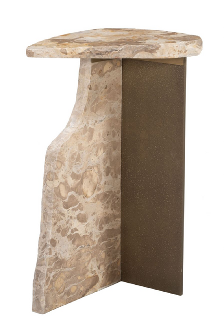   Organic-Shaped Marble Side Table | Oroa.com