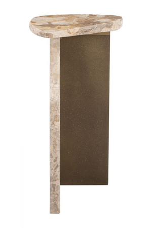   Organic-Shaped Marble Side Table | Oroa.com