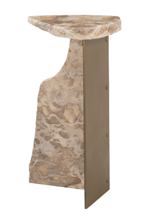   Organic-Shaped Marble Side Table | Oroa.com