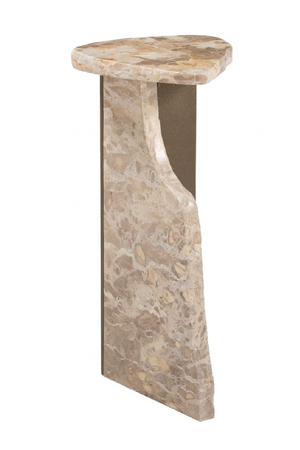   Organic-Shaped Marble Side Table | Oroa.com