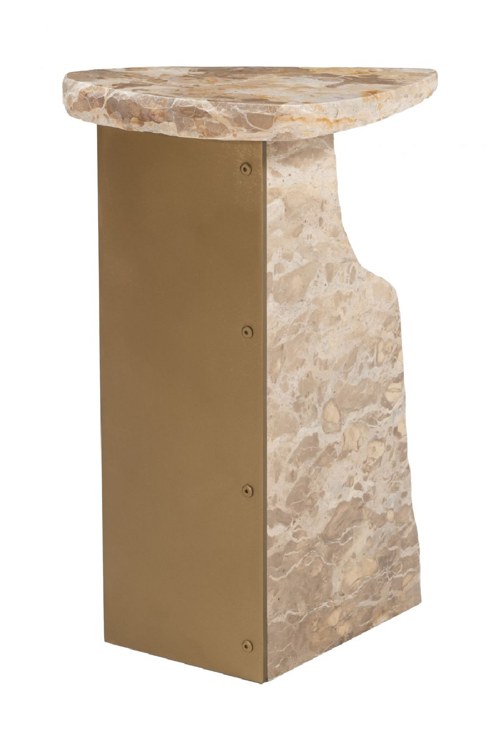   Organic-Shaped Marble Side Table | Oroa.com