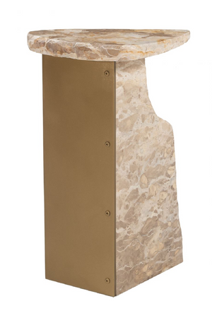   Organic-Shaped Marble Side Table | Oroa.com