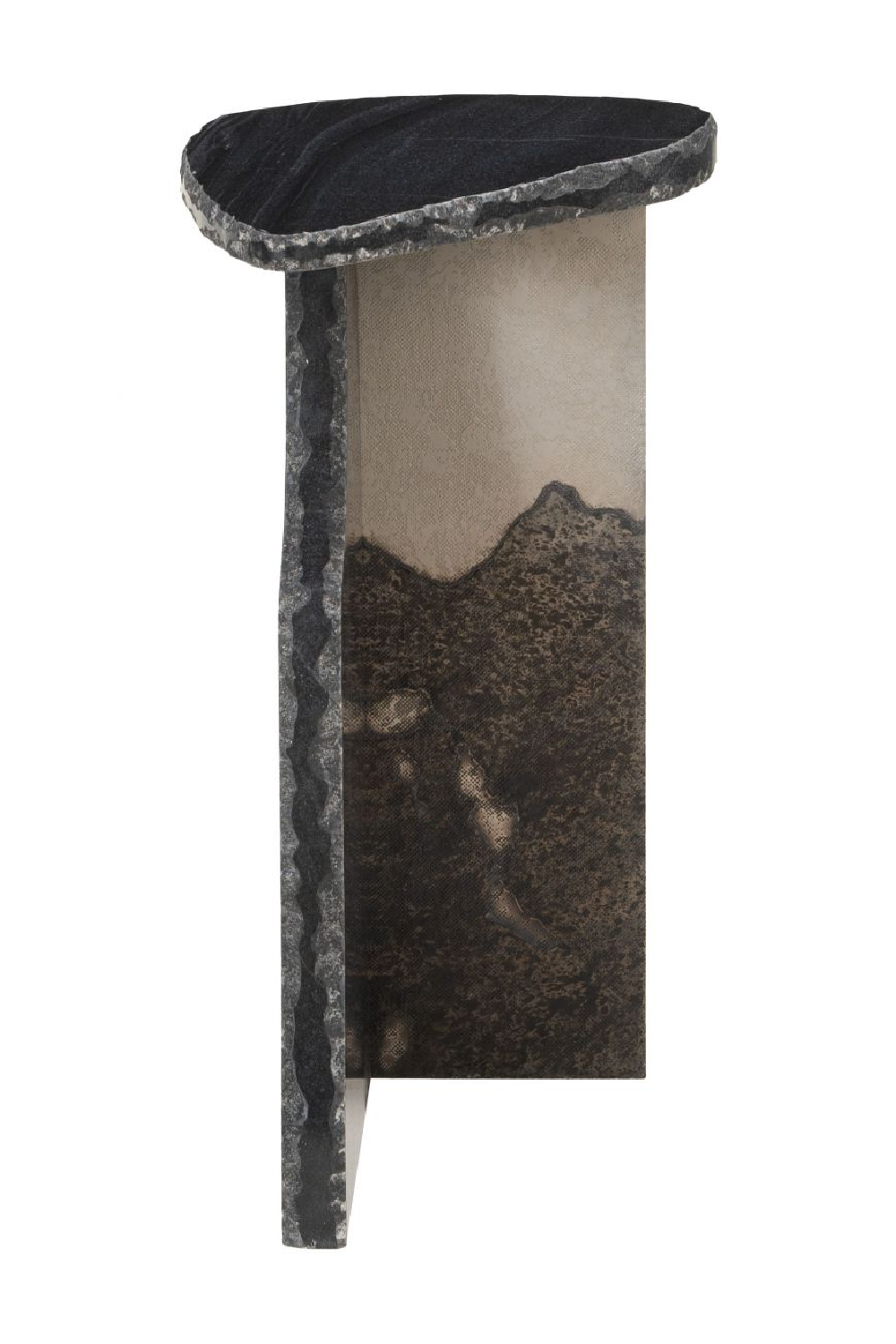   Organic-Shaped Marble Side Table | Oroa.com