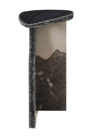   Organic-Shaped Marble Side Table | Oroa.com