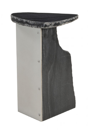   Organic-Shaped Marble Side Table | Oroa.com