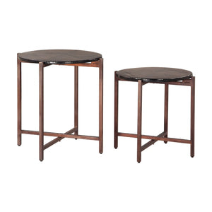   Black Cast Glass Coffee Tabled (2) | Oroa.com