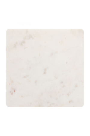   Square White Marble Side Table | Oroa.com
