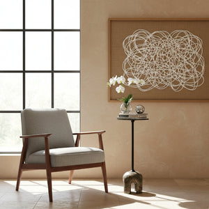   Black Iron Side Table | Oroa.com