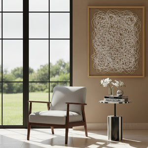   Stripes Marble Side Table | Oroa.com