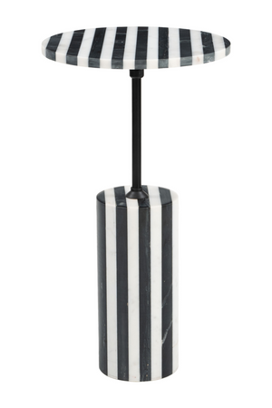   Stripes Marble Side Table | Oroa.com