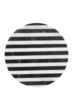   Stripes Marble Side Table | Oroa.com