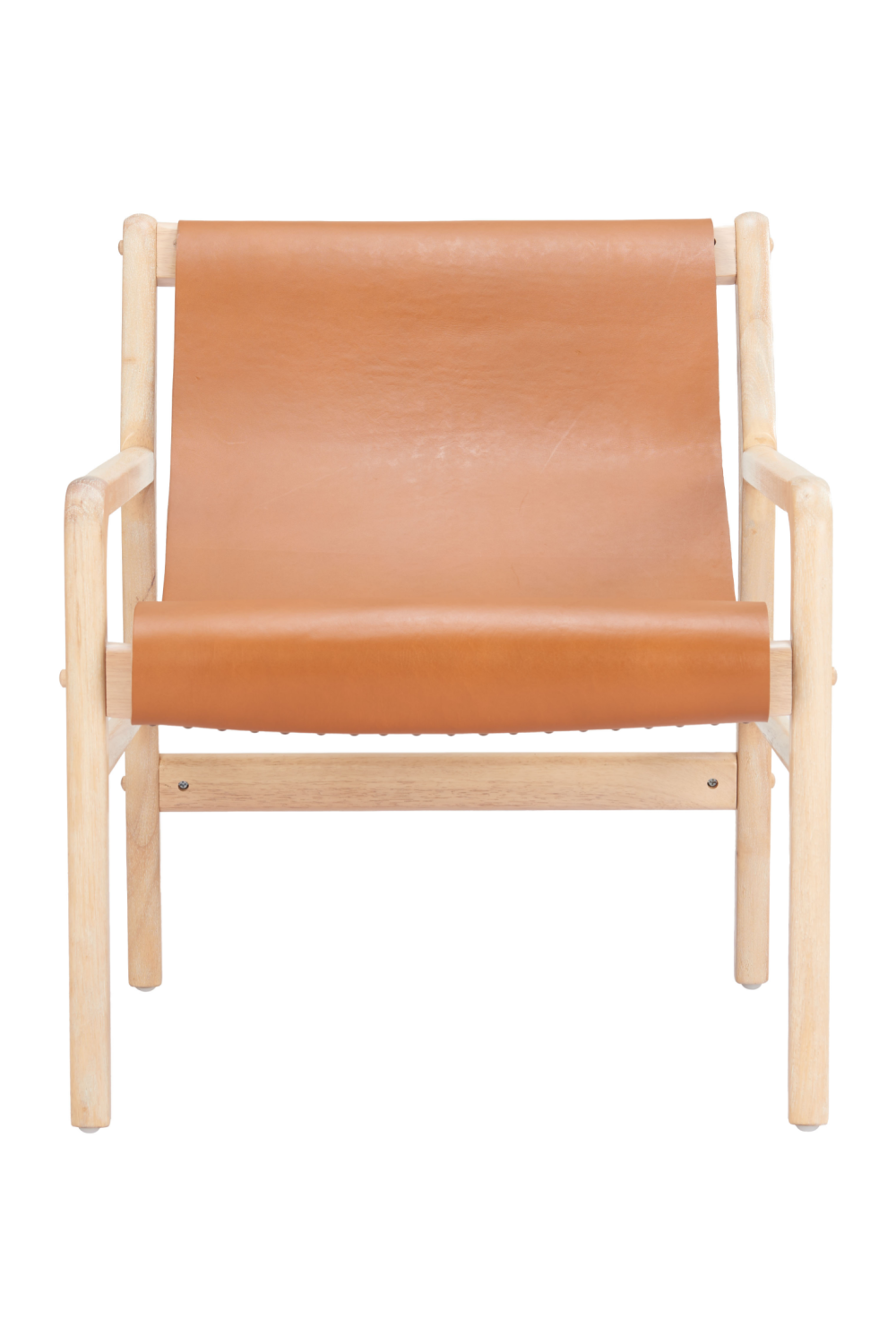   Tan Leather Accent Chair | Oroa.com
