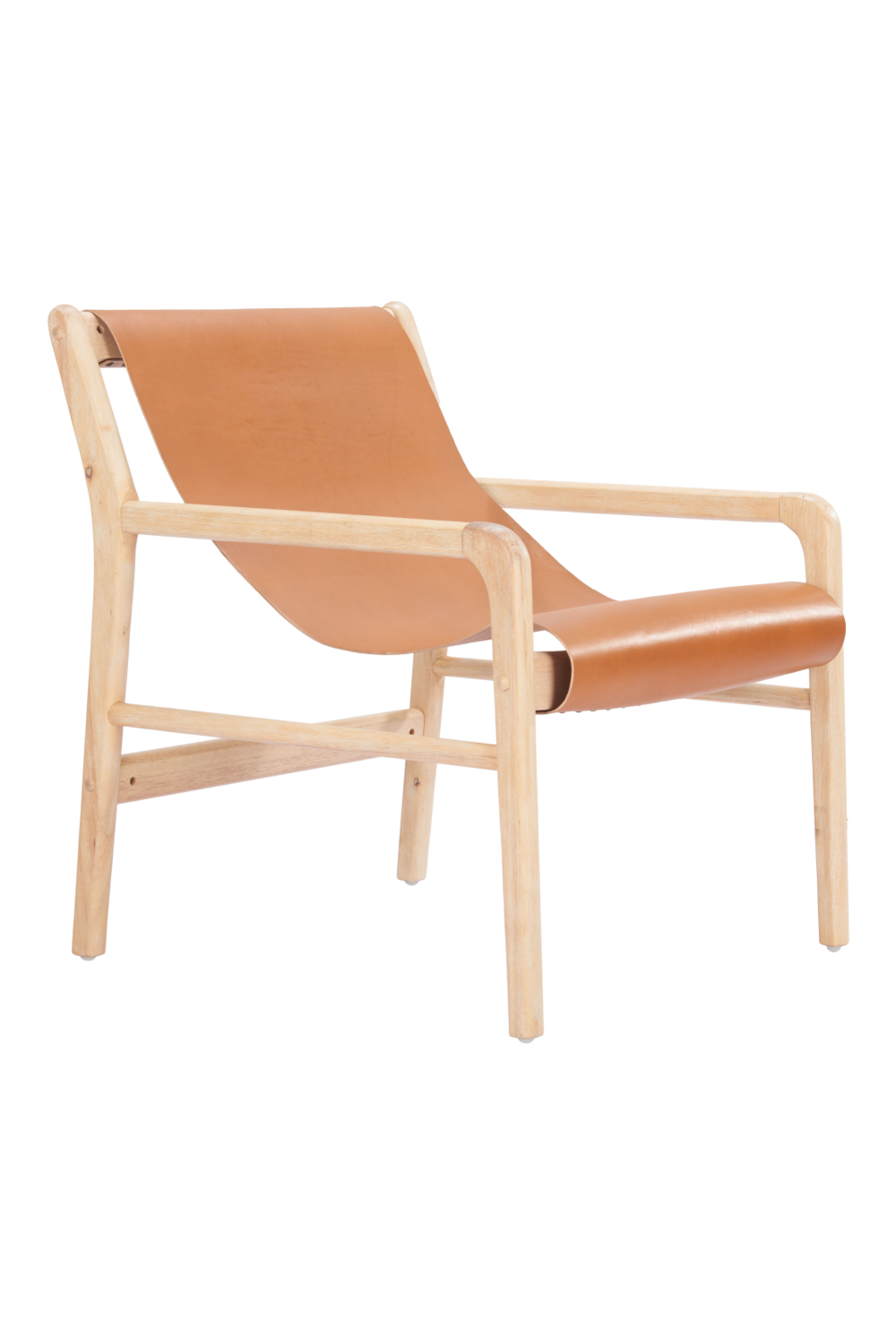   Tan Leather Accent Chair | Oroa.com