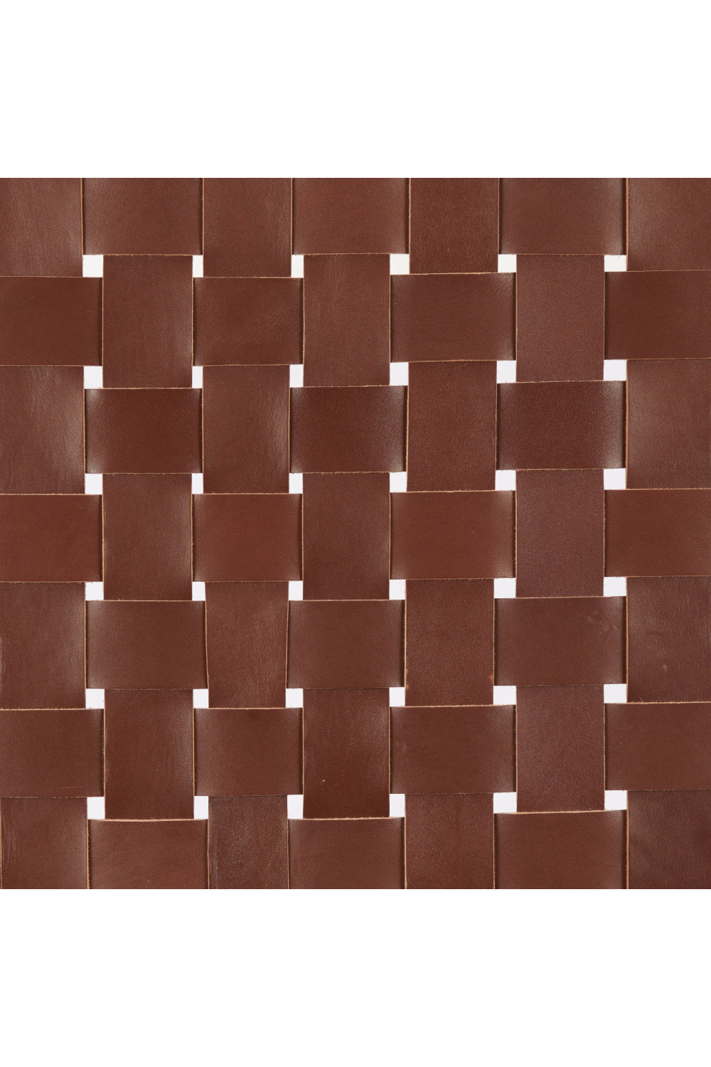   Brown Woven Leather Dining Chair | Oroa.com