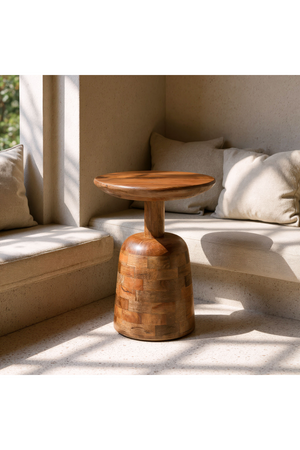   Mango Wood Modern Side Table | Oroa.com