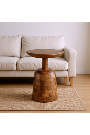   Mango Wood Modern Side Table | Oroa.com