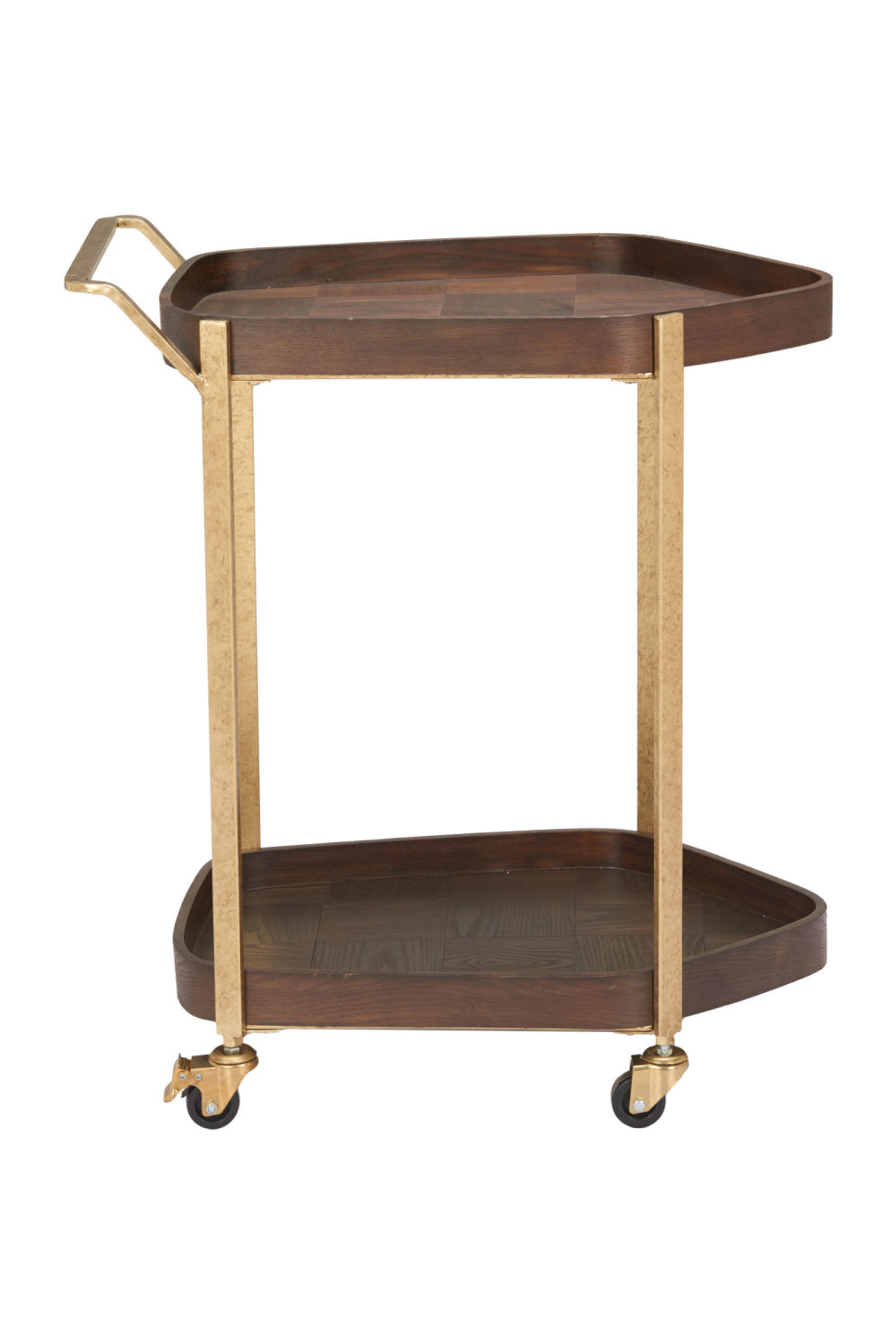   Walnut Veneer Bar Cart | Oroa.com