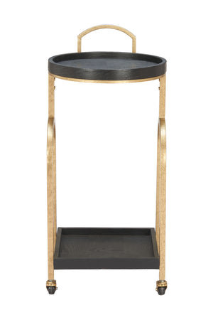   Black Oak Bar Cart | Oroa.com