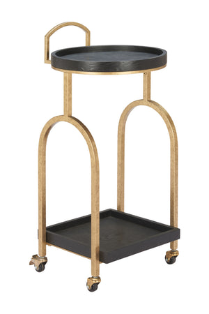   Black Oak Bar Cart | Oroa.com