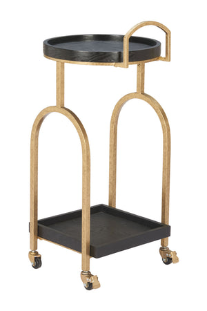   Black Oak Bar Cart | Oroa.com