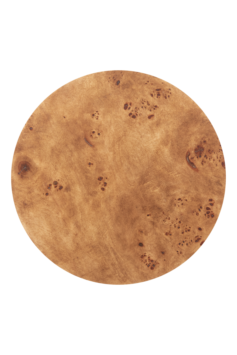   Burl Veneer 2-Layer Side Table | Oroa.com