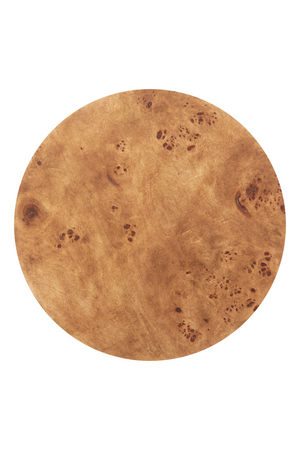   Burl Veneer 2-Layer Side Table | Oroa.com