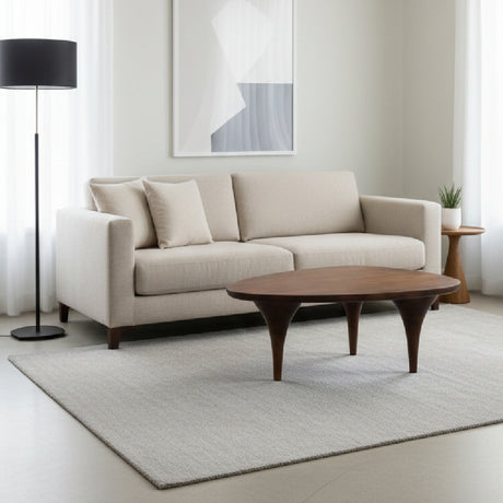   Walnut Finished Coffee Table | Oroa.com