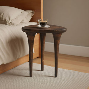   Walnut Finished Side Table | Oroa.com