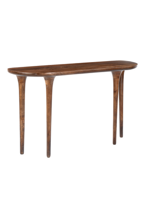   Walnut Finished Console Table | Oroa.com