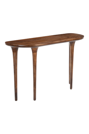   Walnut Finished Console Table | Oroa.com