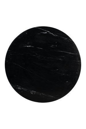   Black Wooden Round Dining Table | Oroa.com