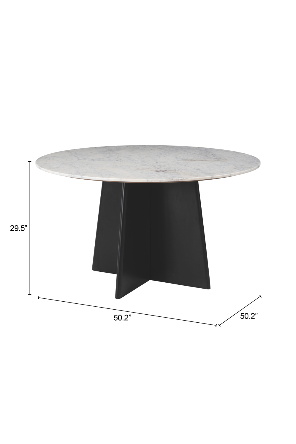   Round White Dining Table | Oroa.com