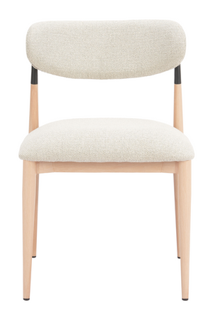  Gray Fabric Armless Dining Chairs (2) | Oroa.com