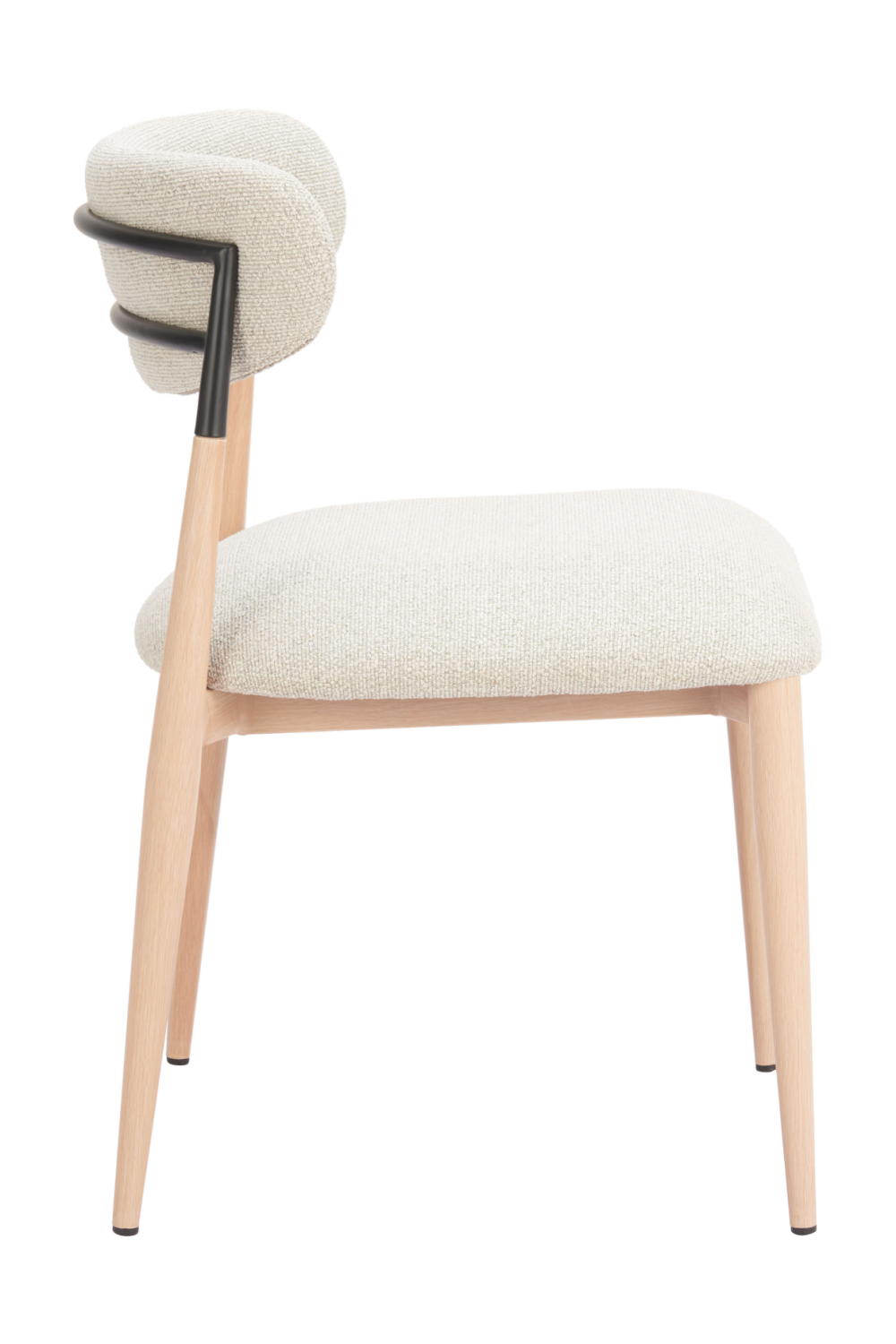   Gray Fabric Armless Dining Chairs (2) | Oroa.com