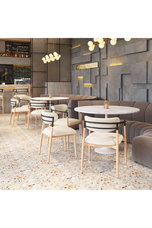   Gray Fabric Modern Dining Chair | Oroa.com