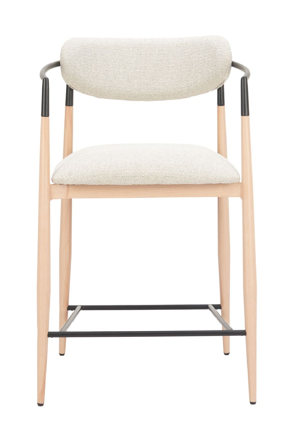   Gray Fabric Modern Counter Stool | Oroa.com