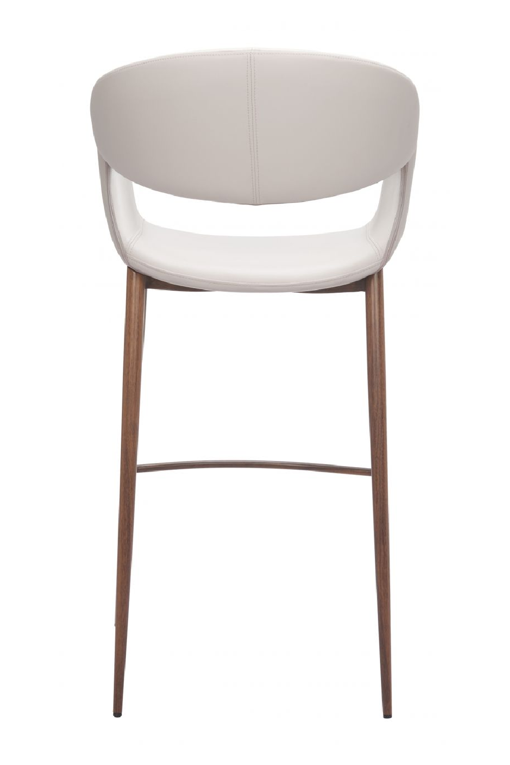   Beige Cut-Out Back Bar Stool | Oroa.com
