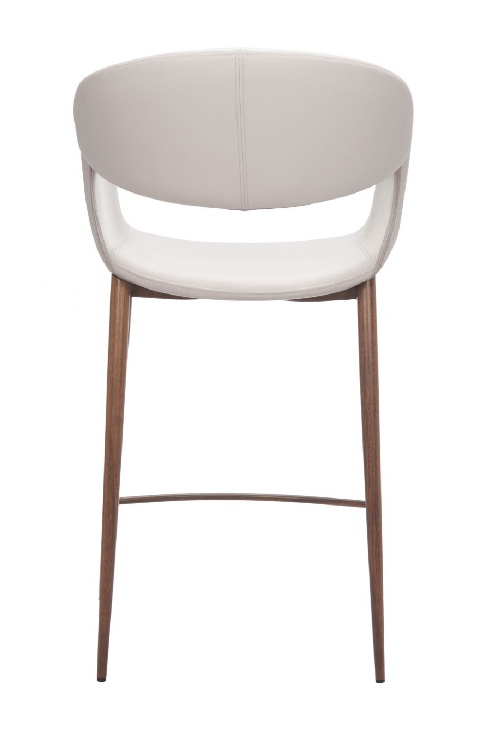   Beige Cut-Out Back Counter Stool | Oroa.com