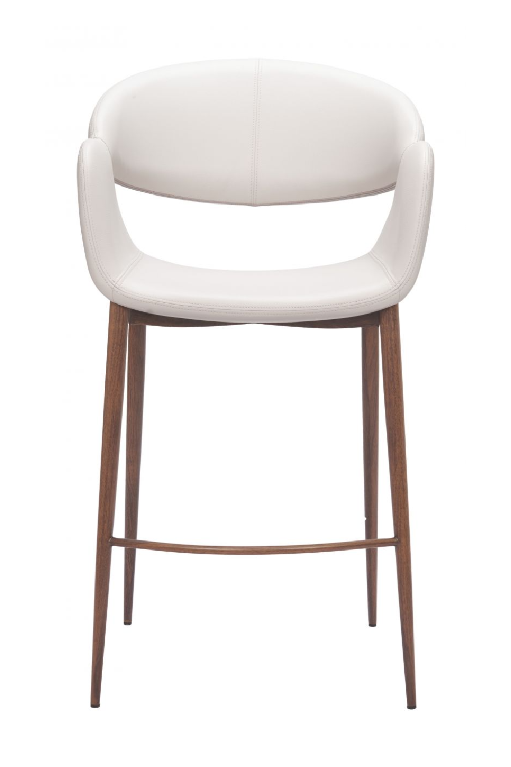   Beige Cut-Out Back Counter Stool | Oroa.com