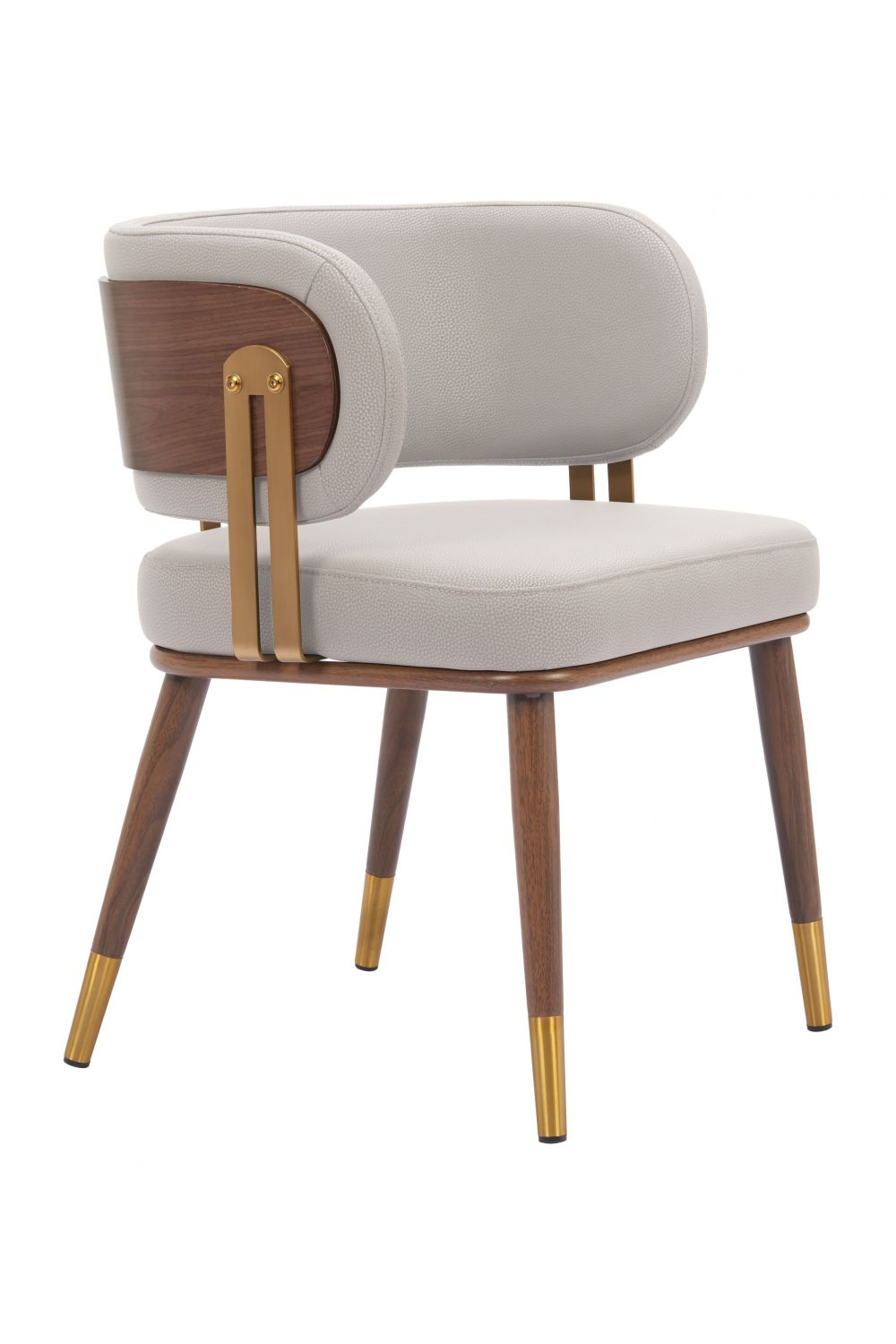   Beige Leather Dining Chair | Oroa.com